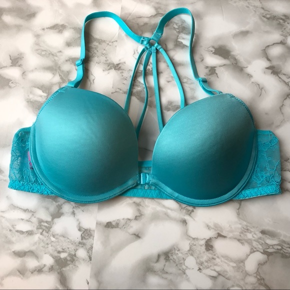Turquoise Blue The Show Off Race back La Senza Bra